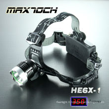 Maxtoch HE6X-1 cri T6 projecteur Rechargeable